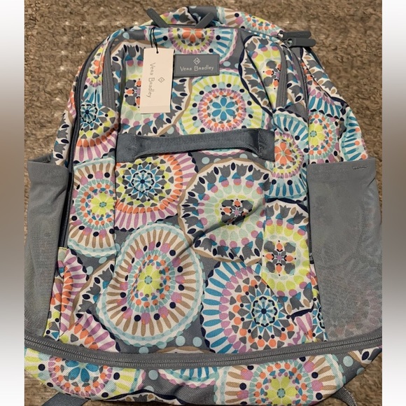 Vera Bradley travel backpack tote bag Sunny Medallion Lighten up adventure NWT main image 14
